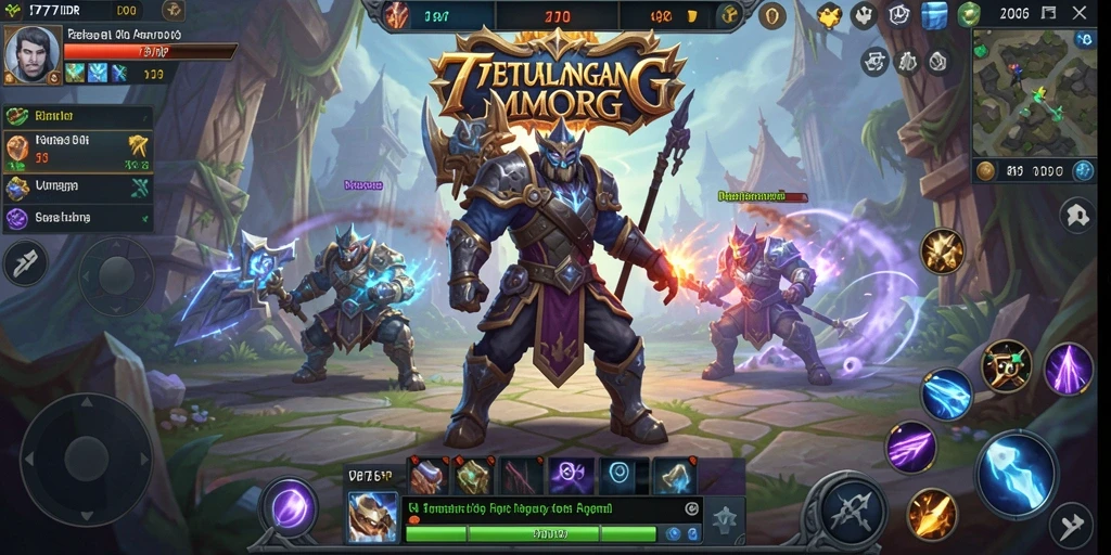 Tampilan gameplay MMORPG yang mendebarkan di 777IDR.