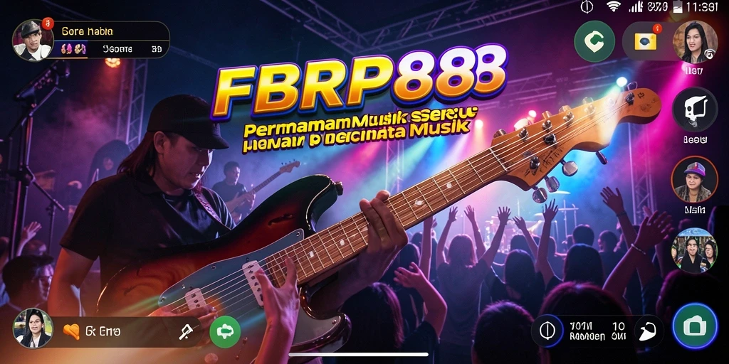 Tampilan gameplay seru FBRP88 dengan iringan musik yang menarik.