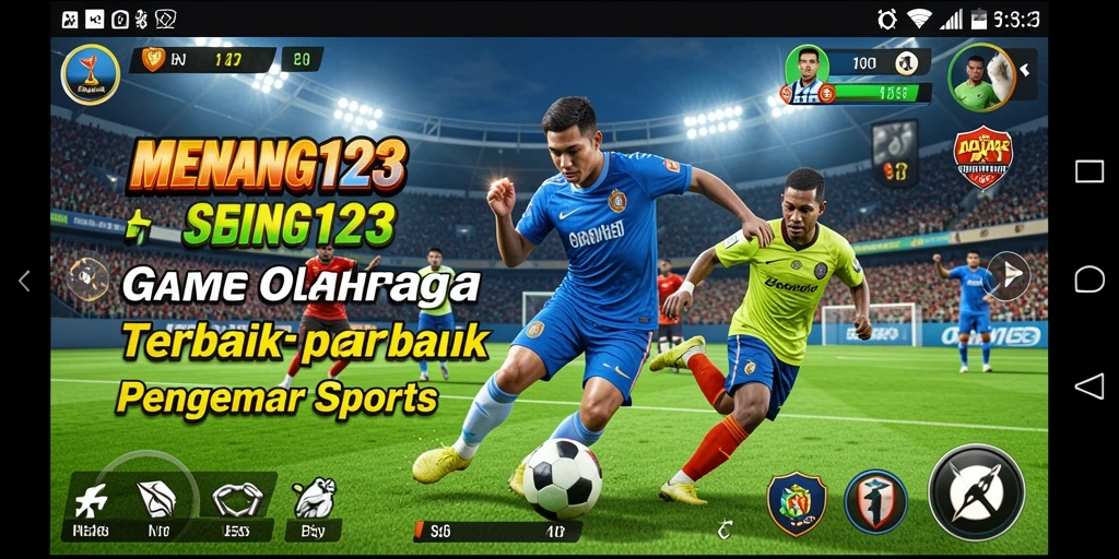 Tampilan menarik dari gameplay olahraga di MENANG123.