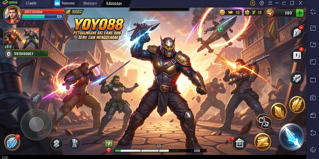 Tampilan gameplay seru di YOYO88 dengan berbagai aksi mendebarkan.